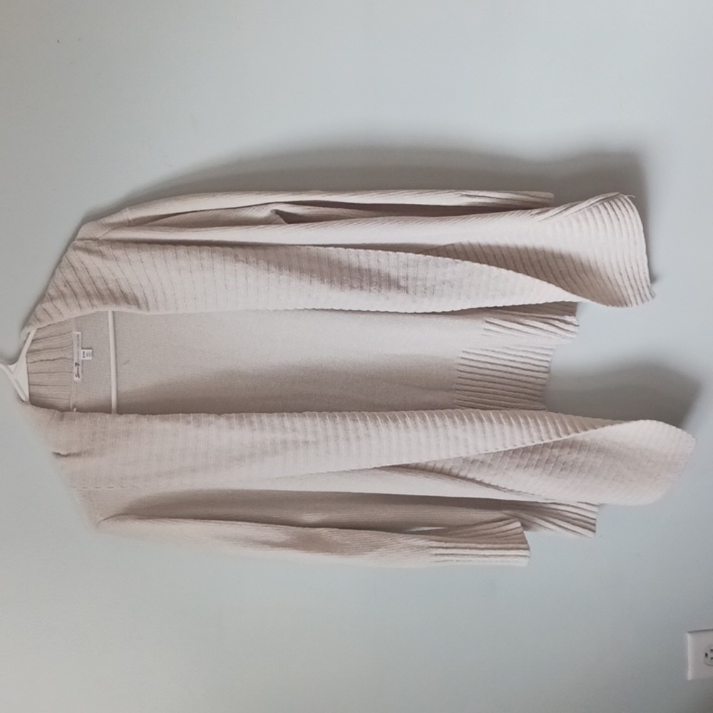 5 for $25- Off White Open Front Cardigan
